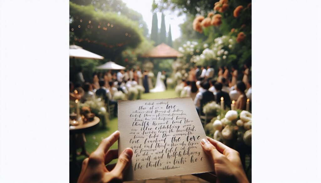 découvrez des citations inspirantes pour célébrer l'amour et enrichir votre mariage. trouvez les mots parfaits pour exprimer vos sentiments et rendre ce jour inoubliable.