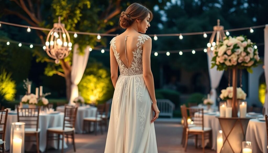 robe de cocktail pour mariage chic