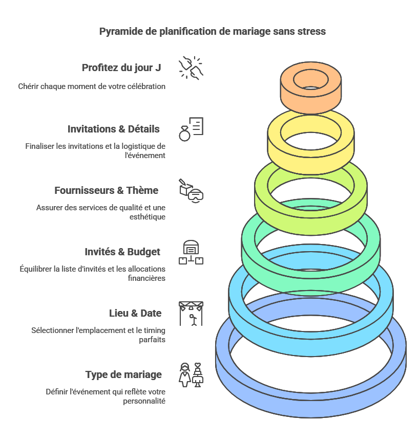 Wedding organization steps 